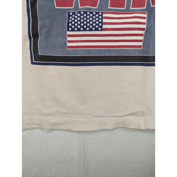 Vintage College Wear USA We Train To Win T Shirt Size XL Single Stitch Military - Picture 3 of 11